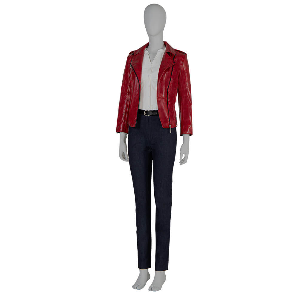 Resident Evil: Infinite Darkness Claire Redfield Cosplay Costume Jacket Shoes