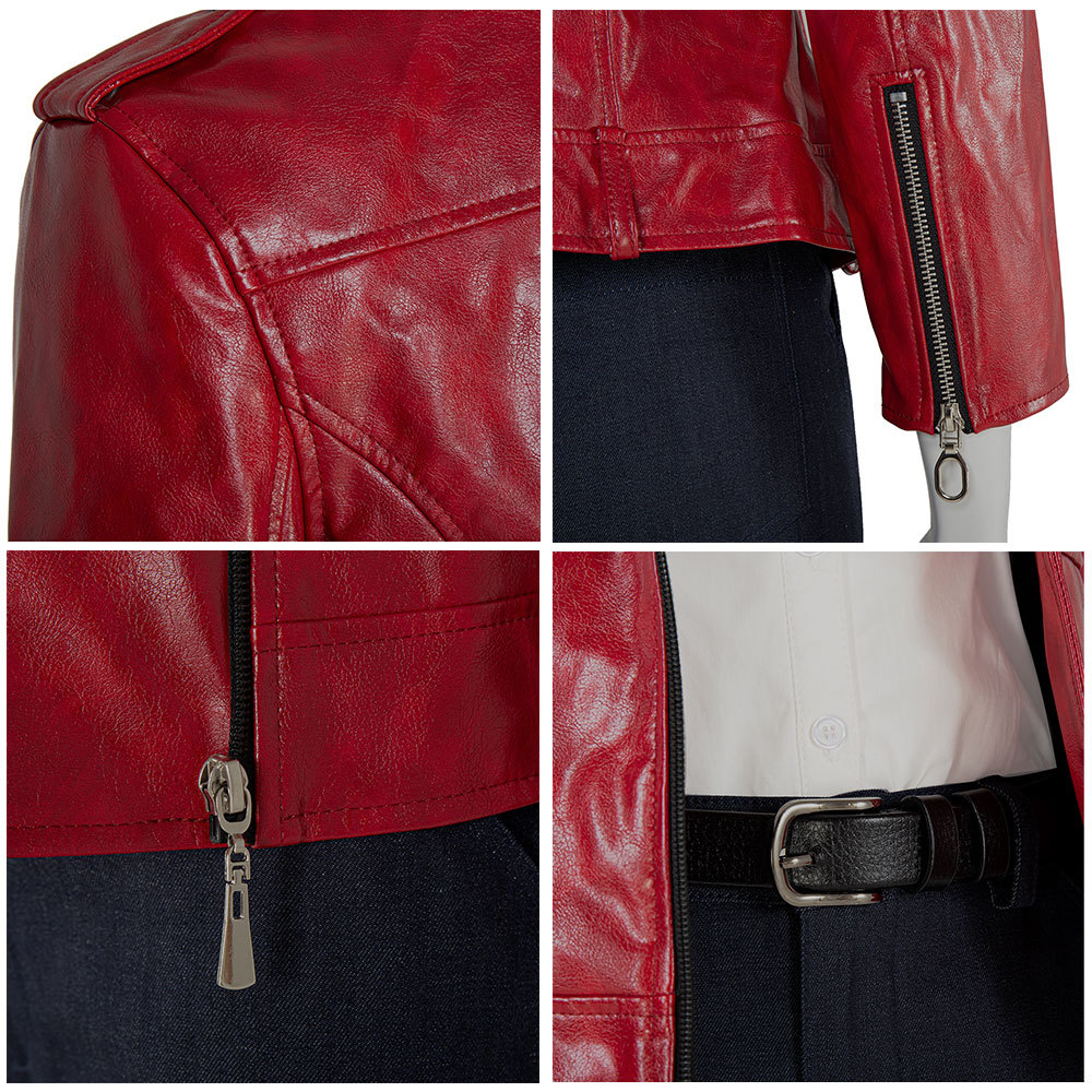 Resident Evil: Infinite Darkness Claire Redfield Cosplay Costume Jacket Shoes