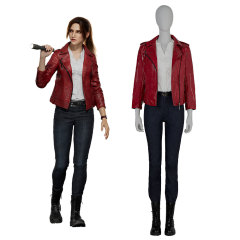 Resident Evil: Infinite Darkness Claire Redfield Cosplay Costume Jacket Shoes