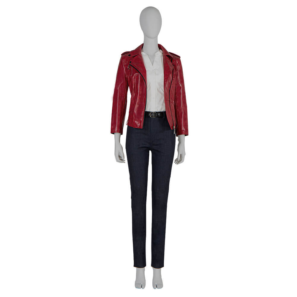 Resident Evil: Infinite Darkness Claire Redfield Cosplay Costume Jacket Shoes