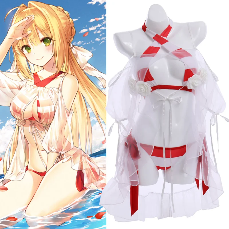 FGO Fate Grand Order Nero Claudius Swimwear Bikini