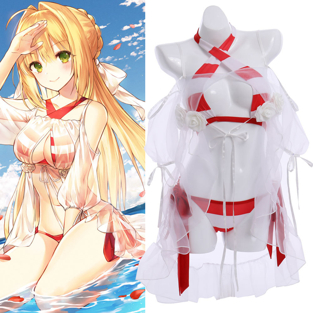 FGO Fate Grand Order Nero Claudius Swimwear Bikini