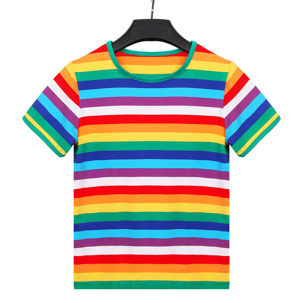 Stranger Things 3 Will Byers Striped Rainbow T-Shirt for Women