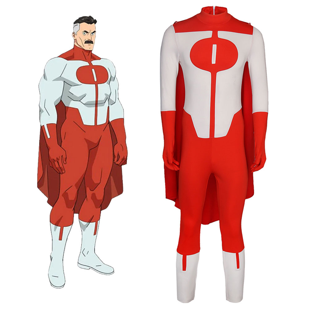 Invincible Omni Man Nolan Grayson Cosplay Costume Takerlama