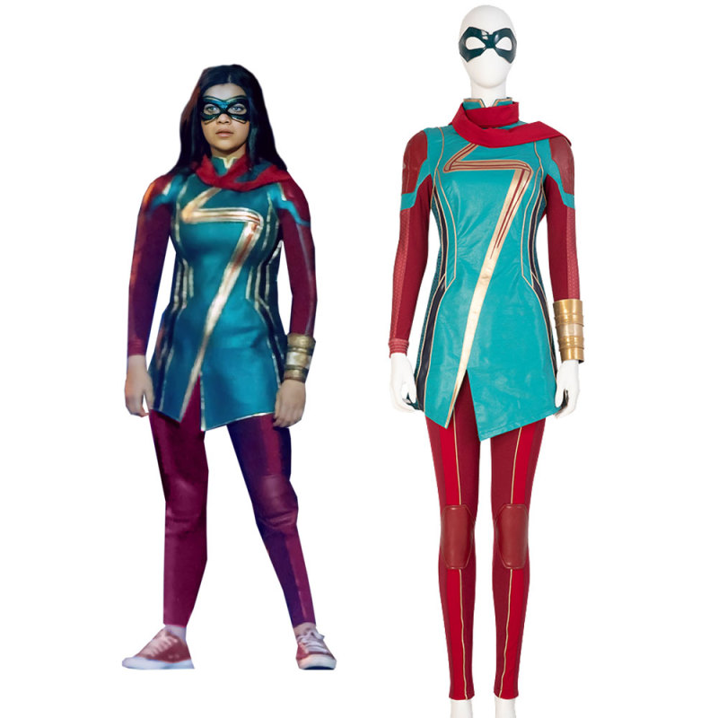 2022 Ms. Marvel Kamala Khan Cosplay Costume Takerlama