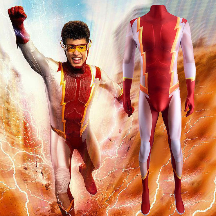 The Flash Season 7 Bart Allen ​Impulse Body Suit Adult Kids