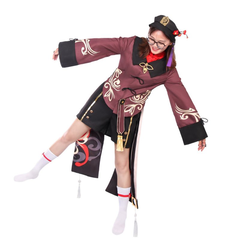 Genshin Impact Hu Tao Cosplay Costume Adults Kids