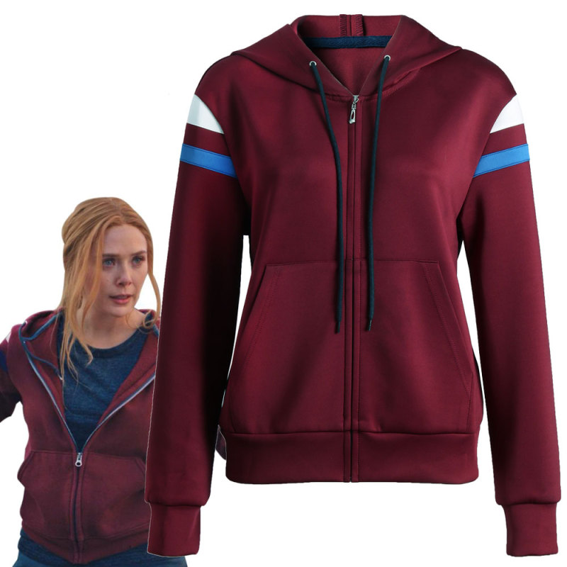 Scarlet Witch WandaVision Wanda Maximoff Cosplay Hoodie