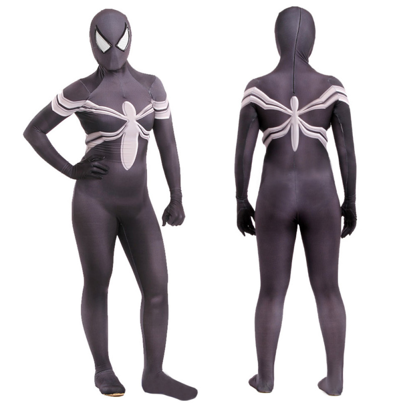 Women Venom Symbiote Spider-Man Cosplay Costume Adults Kids