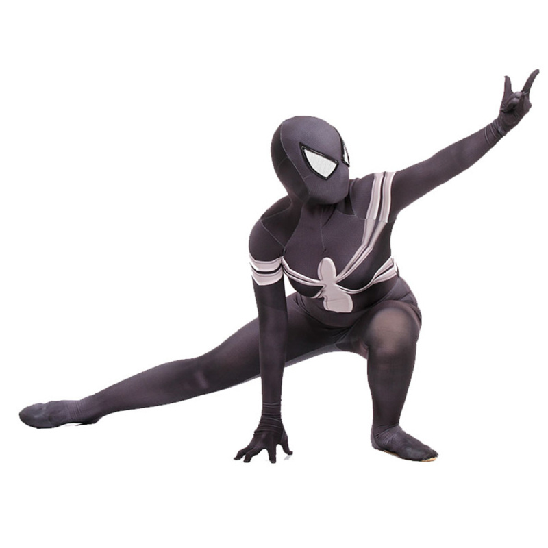 Women Venom Symbiote Spider-Man Cosplay Costume Adults Kids