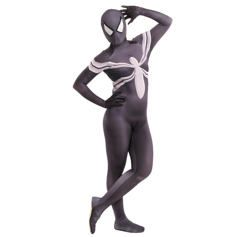 Women Venom Symbiote Spider-Man Cosplay Costume Adults Kids