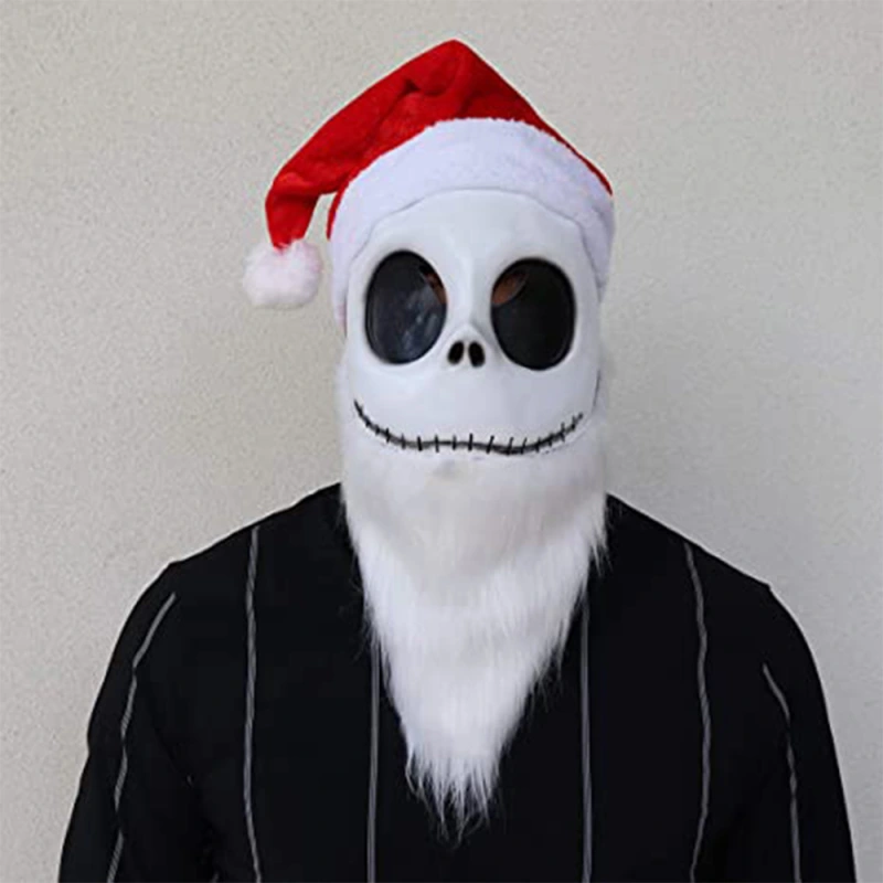 The Nightmare Before Christmas Jack Skellington Latex Mask (Without Hat)