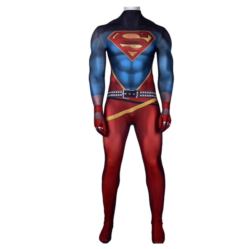 Superman: Godfall Cosplay Costume Kids Adults