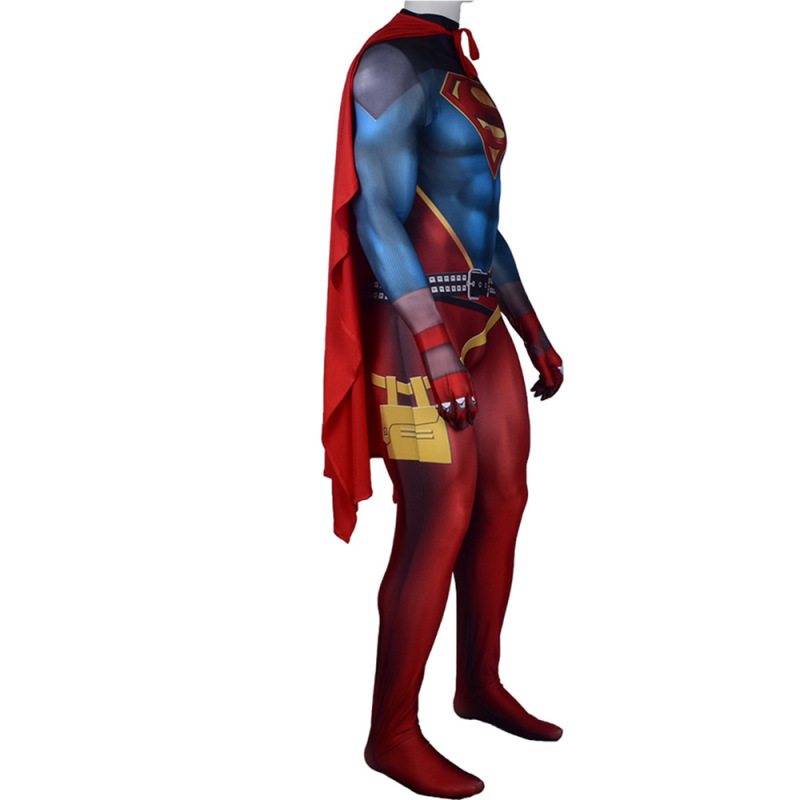 Superman: Godfall Cosplay Costume Kids Adults
