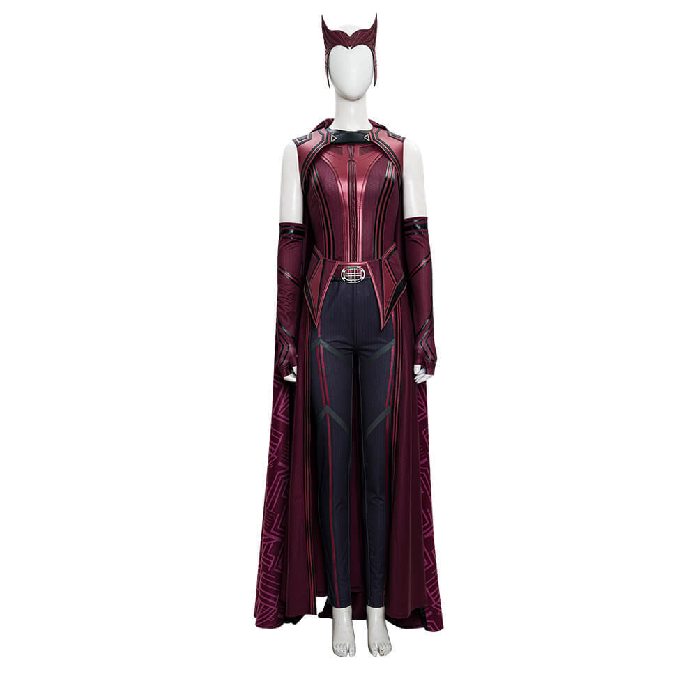 WandaVision Scarlet Witch Wanda Maximoff Cosplay Costume Style B (No Boots)Takerlama