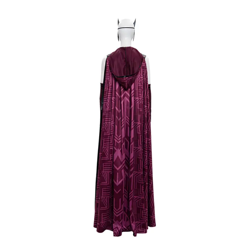 WandaVision Scarlet Witch Wanda Maximoff Cosplay Costume Style B (No Boots)Takerlama