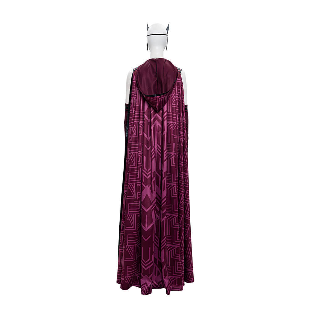 WandaVision Scarlet Witch Wanda Maximoff Cosplay Costume Style B (No Boots)Takerlama