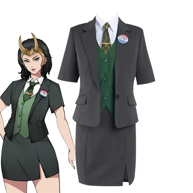 Lady Loki Sylvie Uniform Cosplay Costume