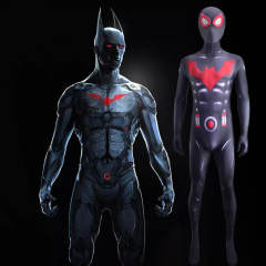 Batman Beyond Spider-Man Cosplay Costume Jumpsuit Adults Kids