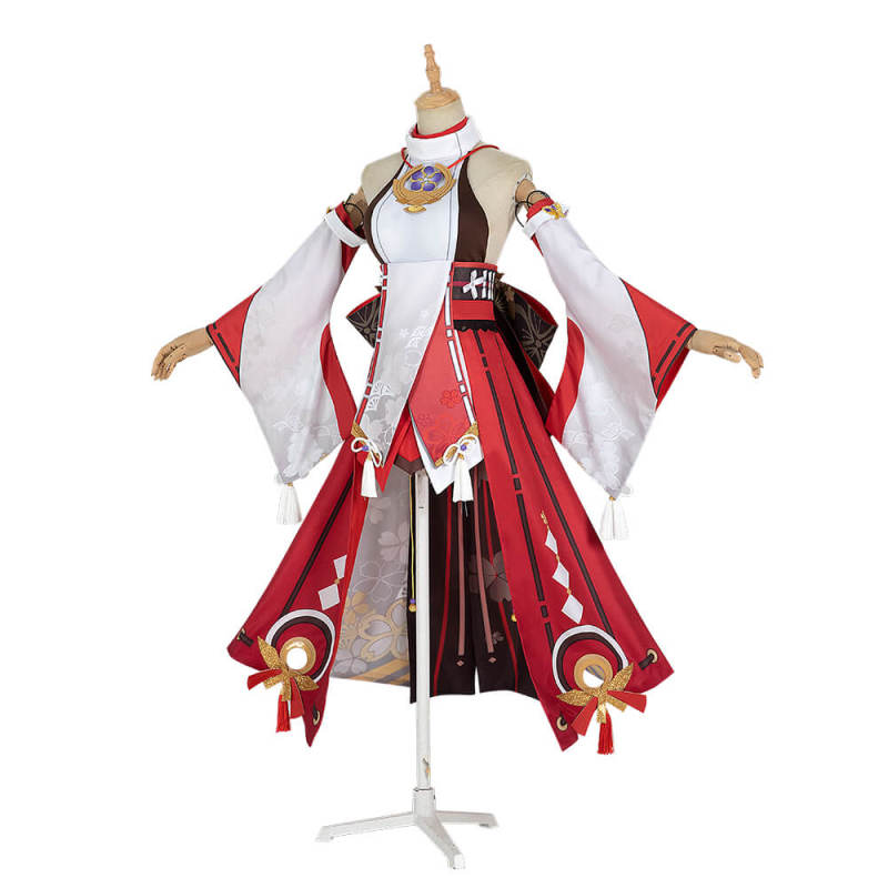 Genshin Impact Guuji Yae Yae Miko Cosplay Costume