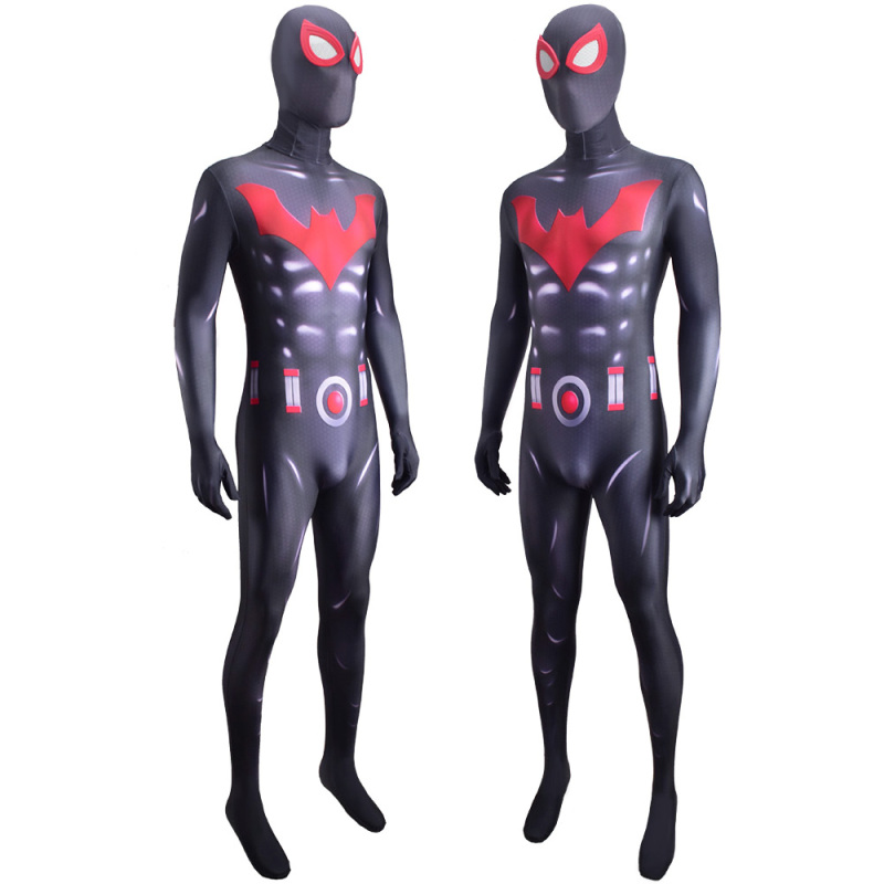 Batman Beyond Spider-Man Cosplay Costume Jumpsuit Adults Kids