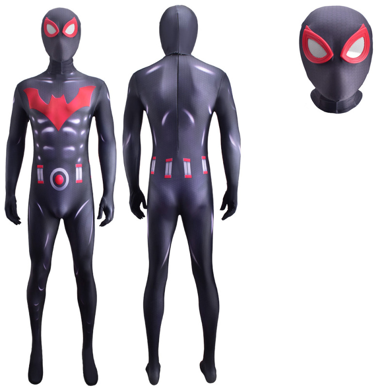 Batman Beyond Spider-Man Cosplay Costume Jumpsuit Adults Kids