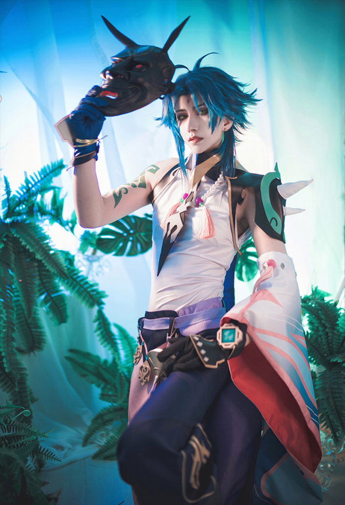 Genshin Impact Xiao Cosplay Costume