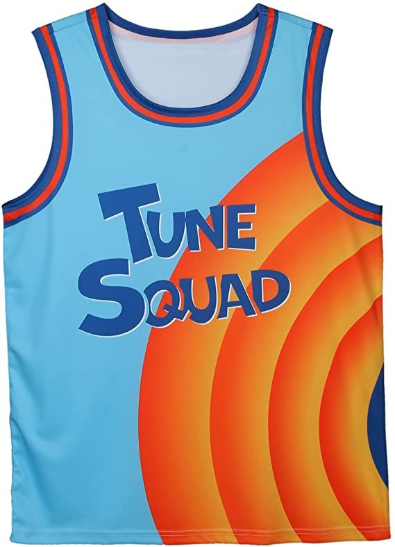 Tune Squad Basketball Jersey Costume Space Jam 2: A New Legacy Lebron James Tracksuit Kids Adults