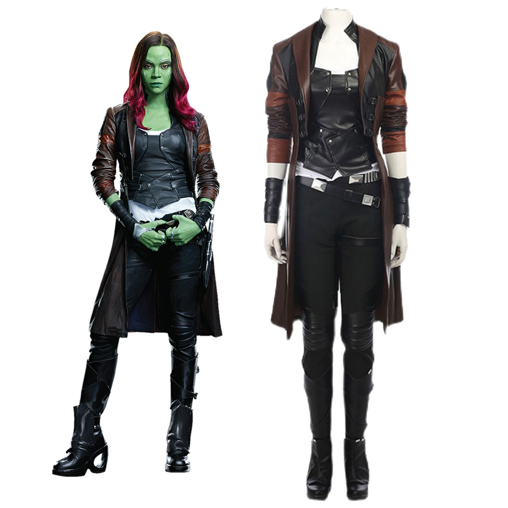 Guardians of the Galaxy 2 Gamora Cosplay Costume XS L XL In St​​​​​​​ock Takerlama