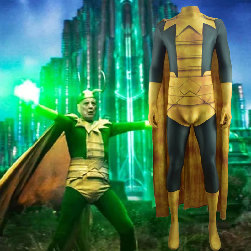 Loki Cosplay Costume Kids Adults 2021 tv Loki