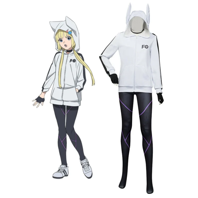 Anime Kemono Jihen Kon Cosplay Costume Hoodie