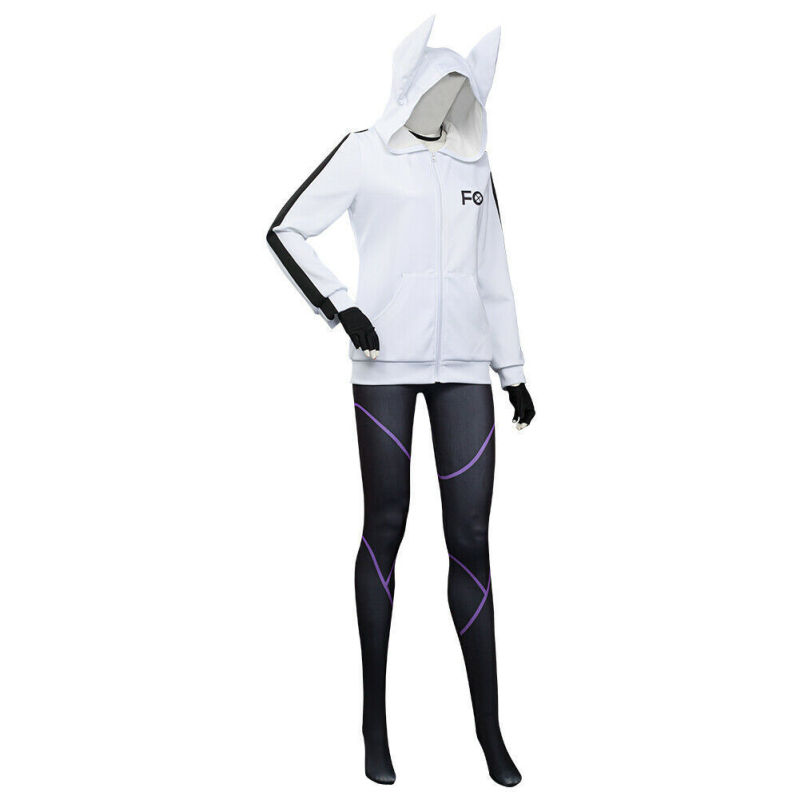 Anime Kemono Jihen Kon Cosplay Costume Hoodie