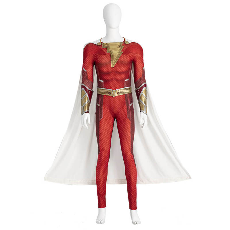 Shazam! Fury of the Gods Billy Batson Cosplay Costume Upgrade Takerlama