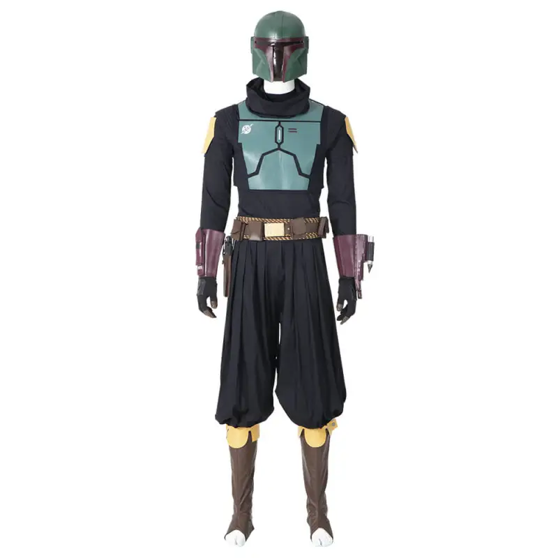 Star Wars The Mandalorian Season 2 Boba Fett Cosplay Costume Helmet-The Book of Boba Fett Takerlama