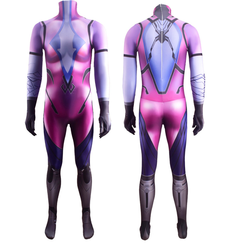 Overwatch Widowmaker Cosplay Costume Kids Adults