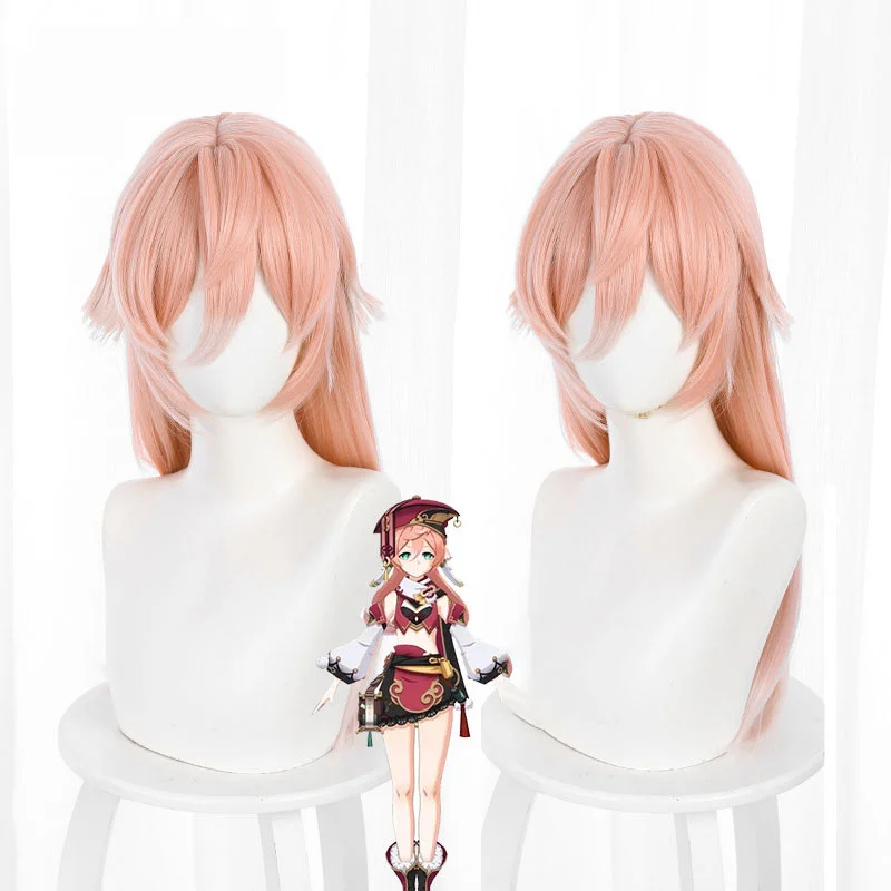 Genshin Impact 1.5 Yanfei Cosplay Wig Props