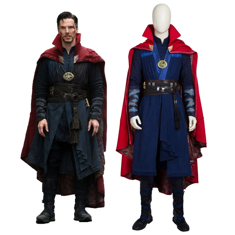 Doctor Strange Avengers Superhero Cosplay Costume Spider-Man No Way Home S L XXL In Stock