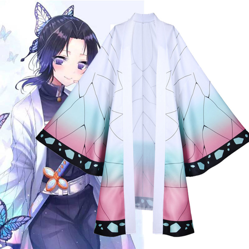 Kochou Shinobu Cosplay Costume Cloak Demon Slayer: Kimetsu no Yaiba