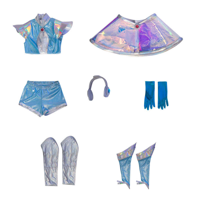 League of Legends LOL Space Groove Lux Cosplay Costume