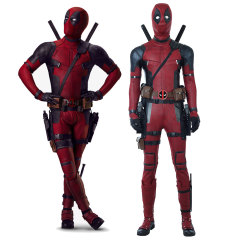 Deadpool 2 Wade Wilson Halloween Cosplay Costume Mask Deadpool & Wolverine (M L XL 2XL In Stock) Takerlama