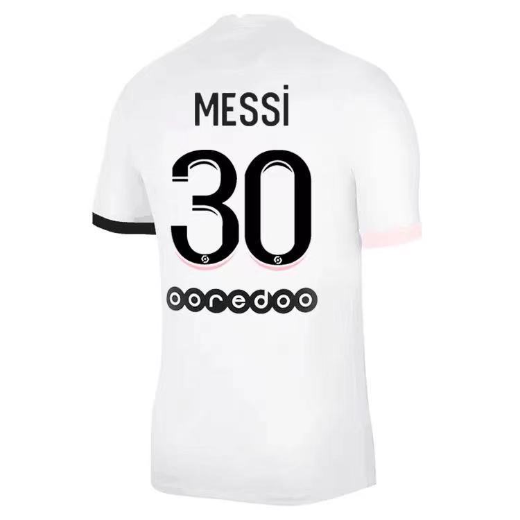 Paris Saint-Germain Jersey PSG Messi No. 30 T-Shirt Costume Kids