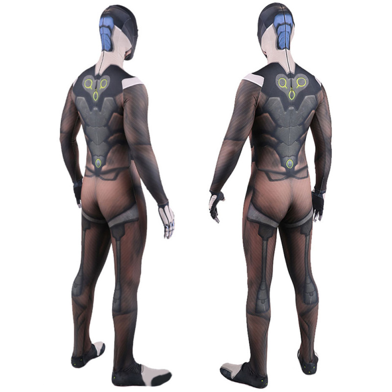 Game Overwatch Genji Cosplay Costume Kids Adults