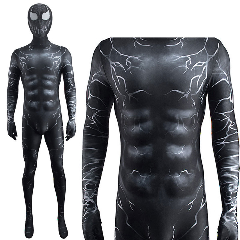 Venom 2: Let There Be Carnage Eddie Brock Cosplay Costume Adult Kids