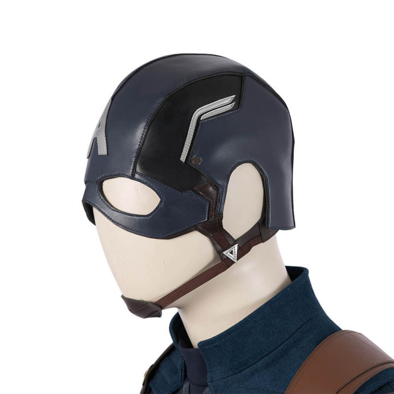 Avengers: Endgame Captain America Steve Rogers Cosplay Costume Mask (In Stock) Takerlama