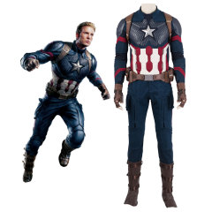 Avengers: Endgame Captain America Steve Rogers Cosplay Costume Mask (In Stock) Takerlama