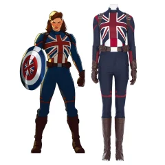 What If Captain Carter Were the First Avenger Peggy Carter Cosplay Costume