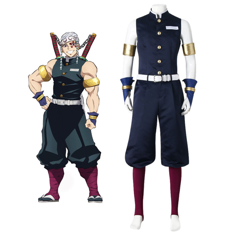 Adult Demon Slayer Kimetsu no Yaiba Tengen Uzui Cosplay Costume