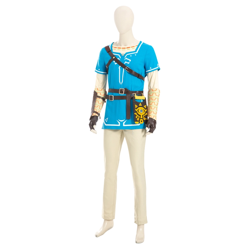 The Legend of Zelda Breath of the Wild Link Cosplay Costume M L XXL In Stock