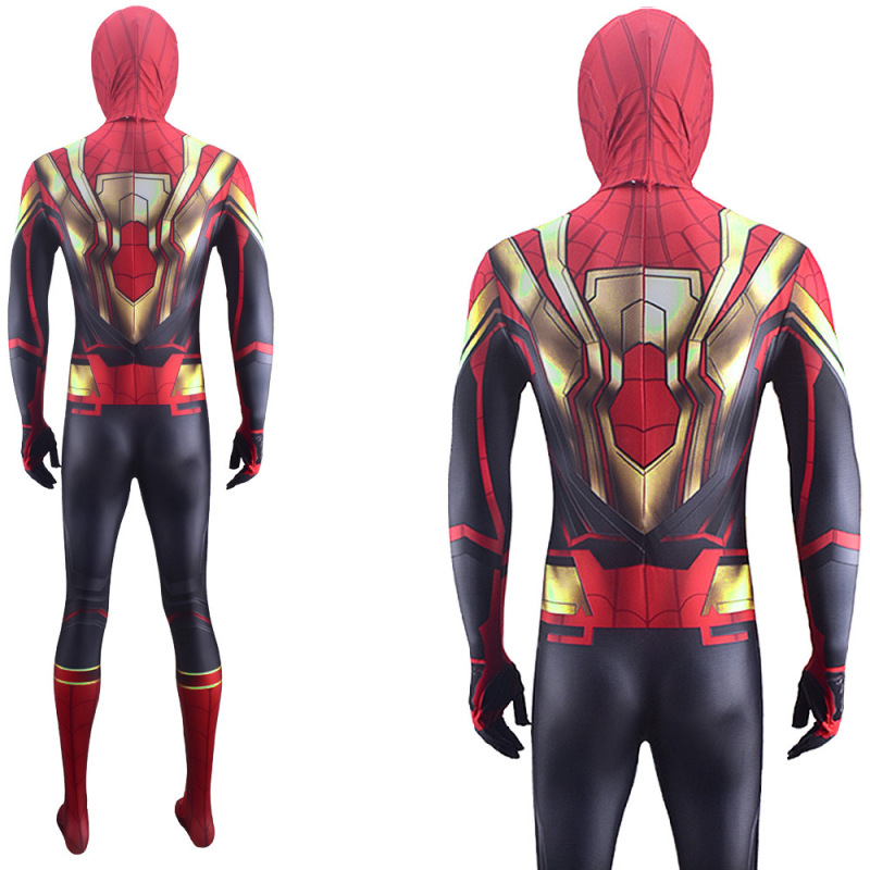 Iron Spider Cosplay Costume Adults Kids Spider-Man: No Way Home