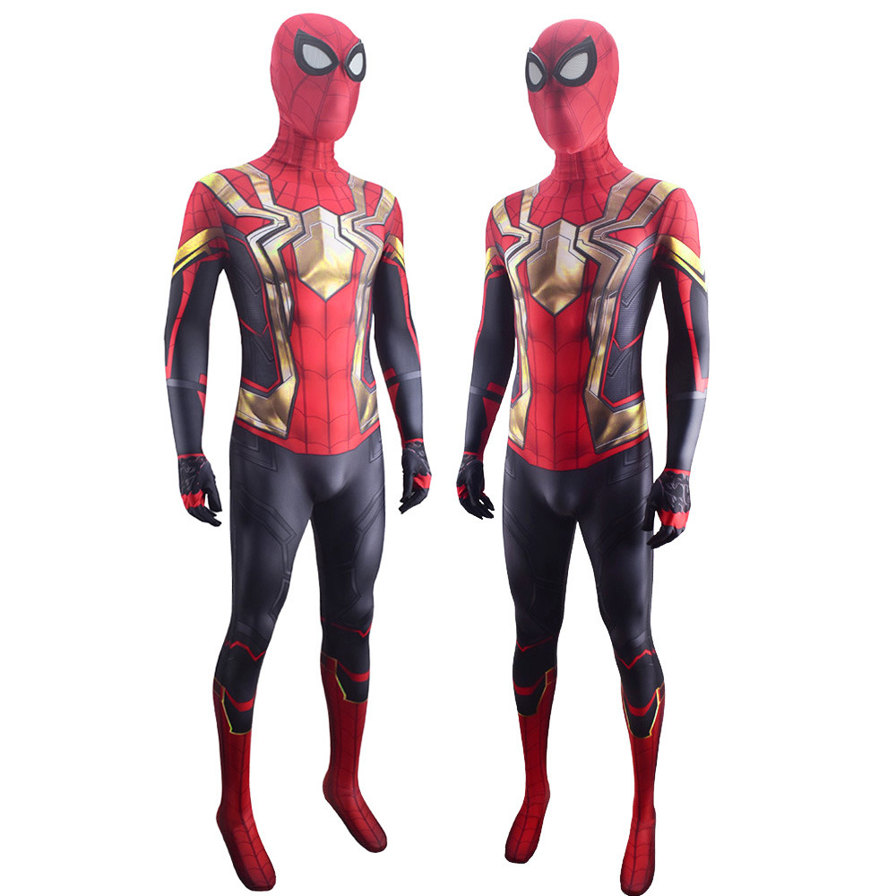 Iron Spider Cosplay Costume Adults Kids Spider-Man: No Way Home